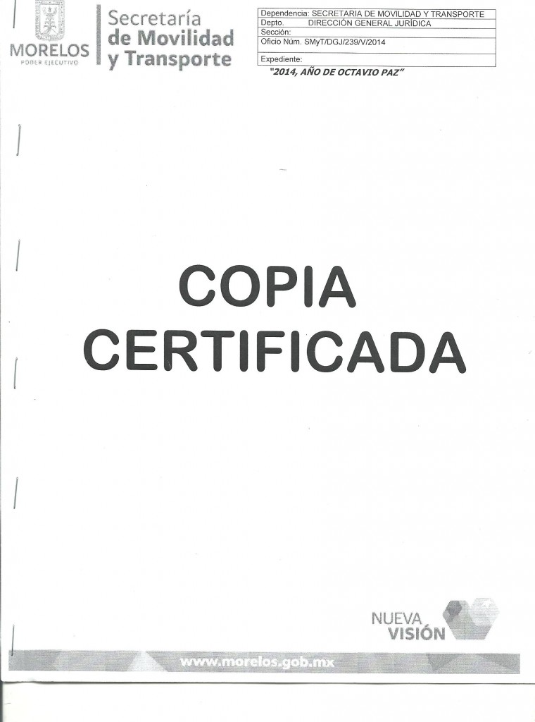 titulo copia certificada